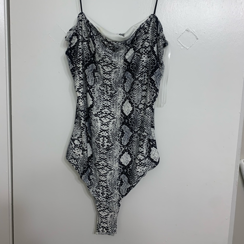Windsor snakeskin body suit